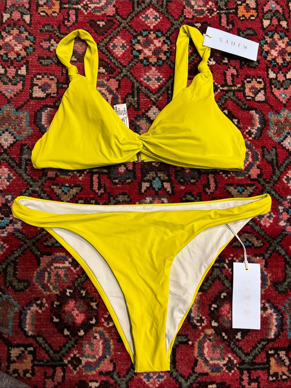 Kibys Bright Yellow Bikini Set